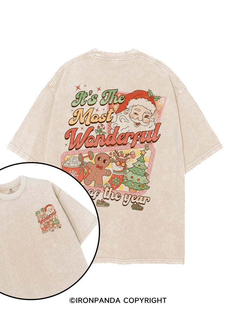It's the Most Wonderful Time of the Year printed Gym Shirt