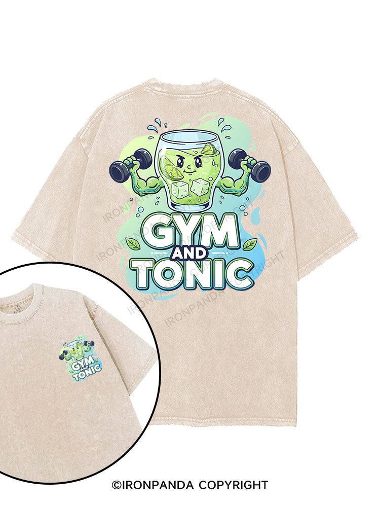 Gym and Tonic printed Gym Shirt