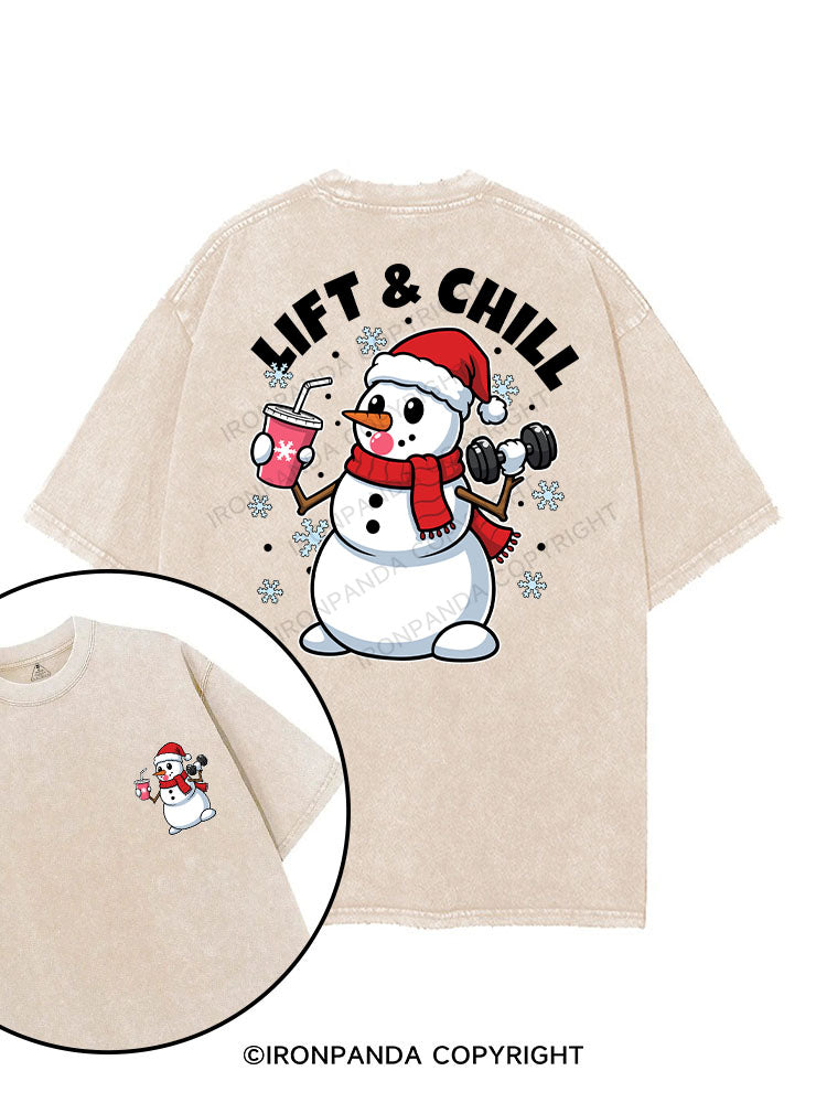 Lift & Chill printed Gym Shirt