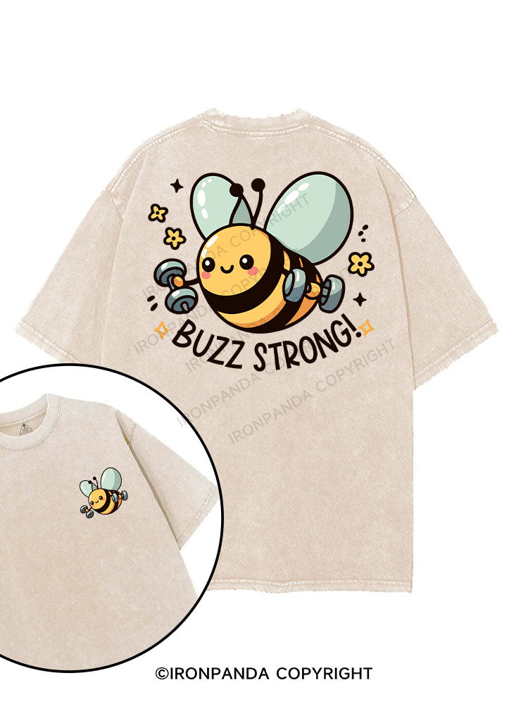 Buzz Strong! printed Gym Shirt