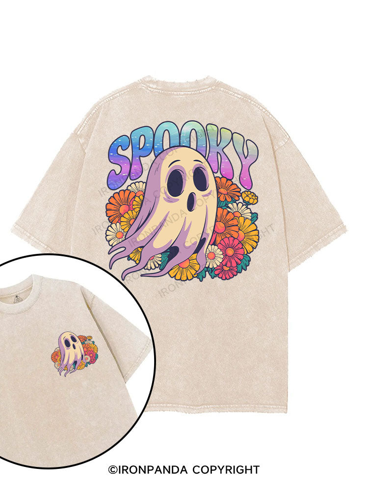 SPOOKY printed Gym Shirt