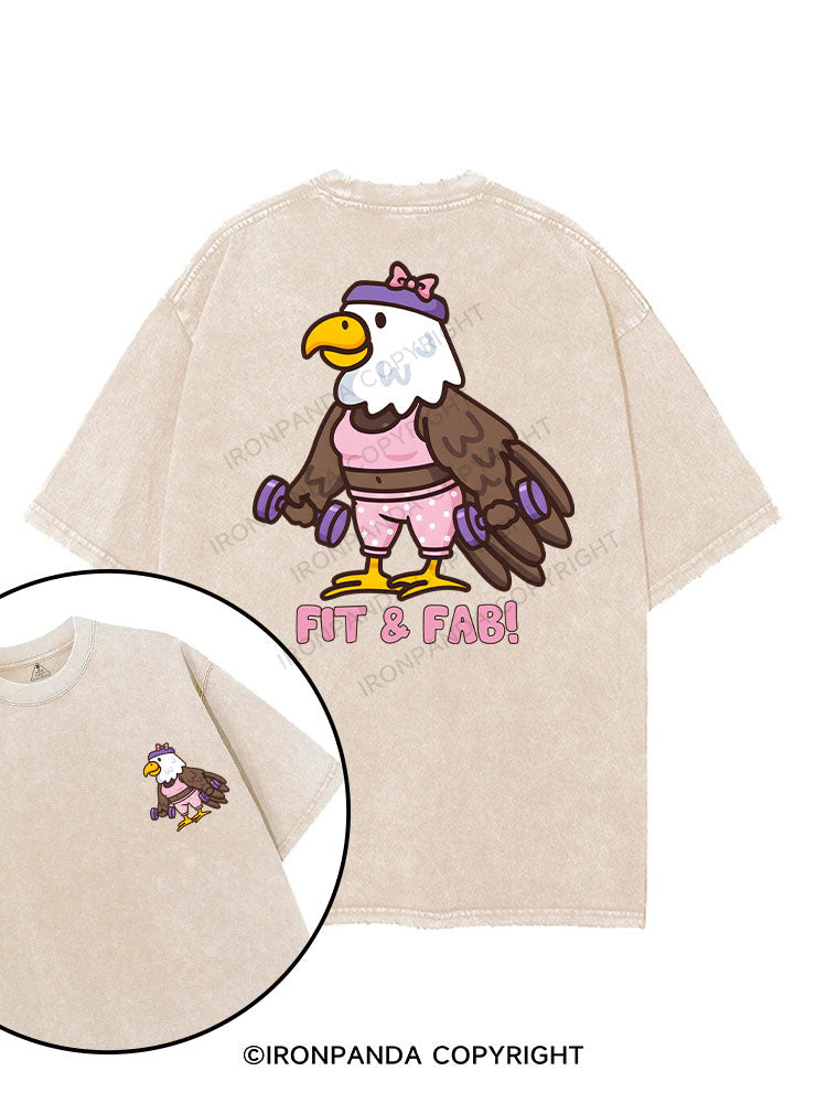 FIT & FAB! printed Gym Shirt