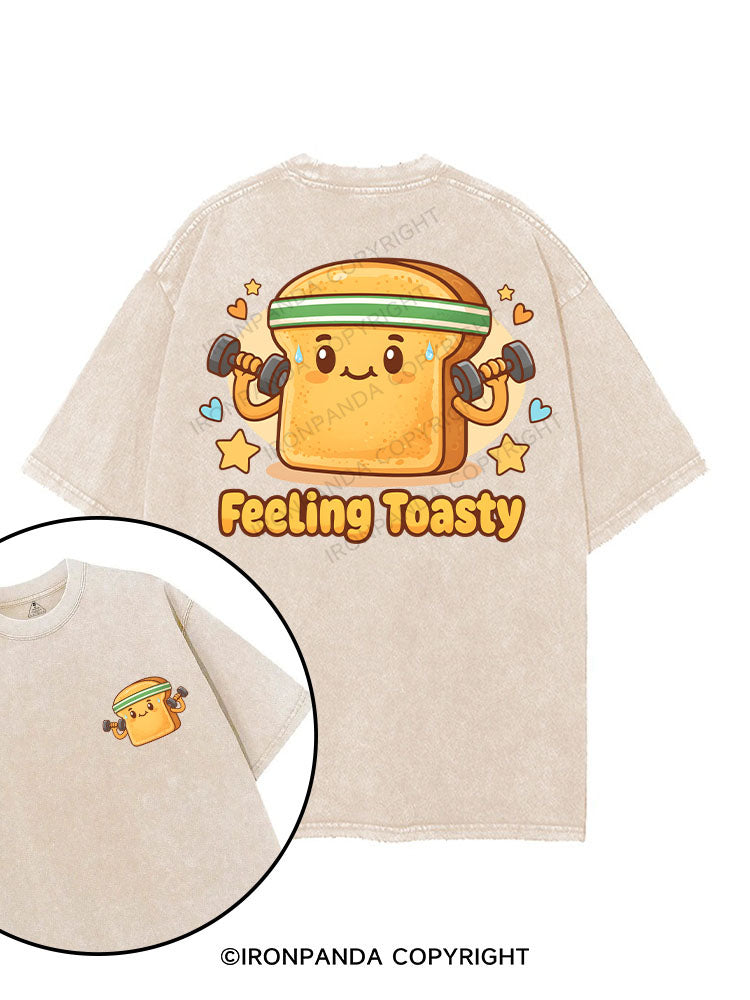 Feeling Toasty printed Gym Shirt