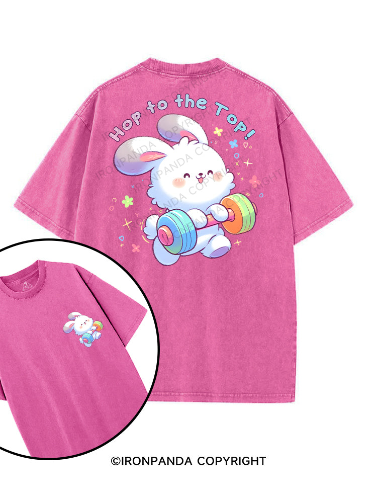 Hop to the Top! printed Gym Shirt