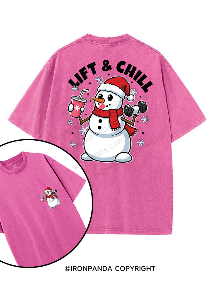 Lift & Chill printed Gym Shirt