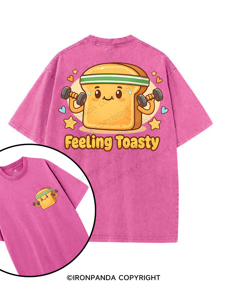 Feeling Toasty printed Gym Shirt