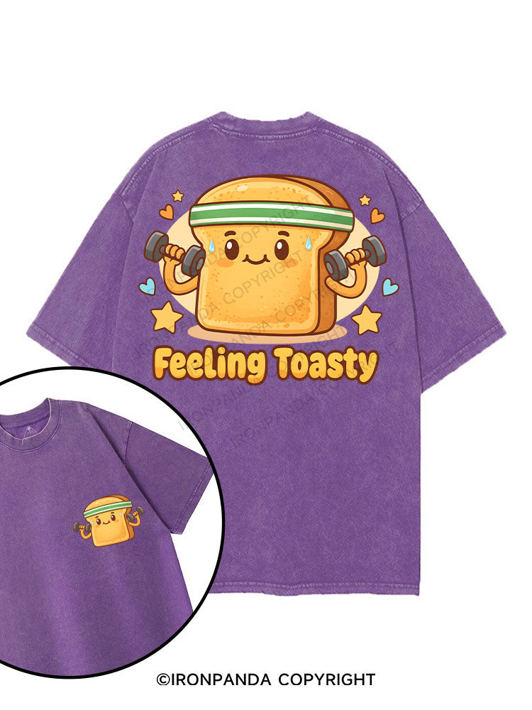 Feeling Toasty printed Gym Shirt
