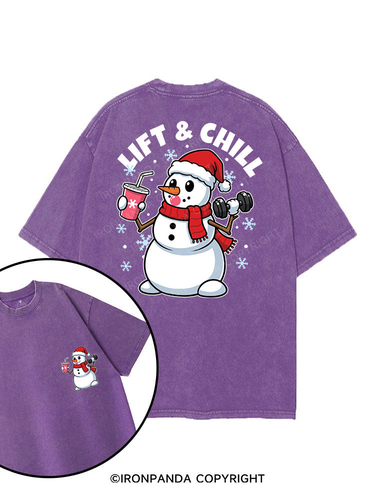 Lift & Chill printed Gym Shirt