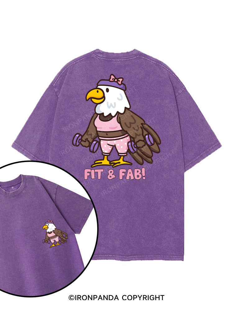 FIT & FAB! printed Gym Shirt