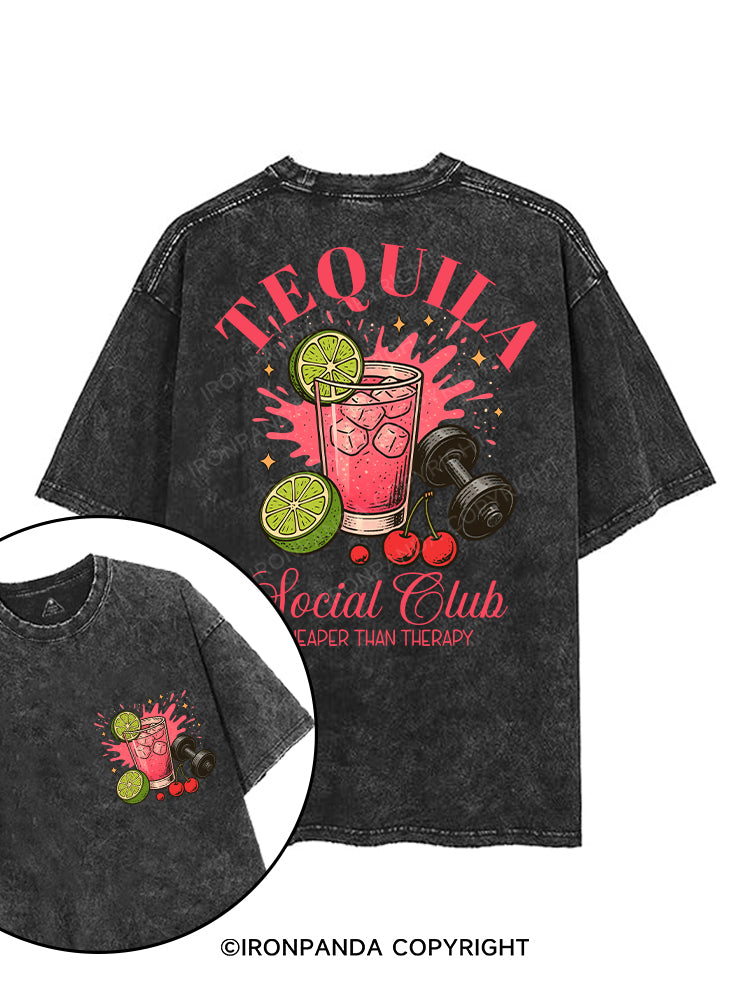 Tequila Social Club printed Gym Shirt