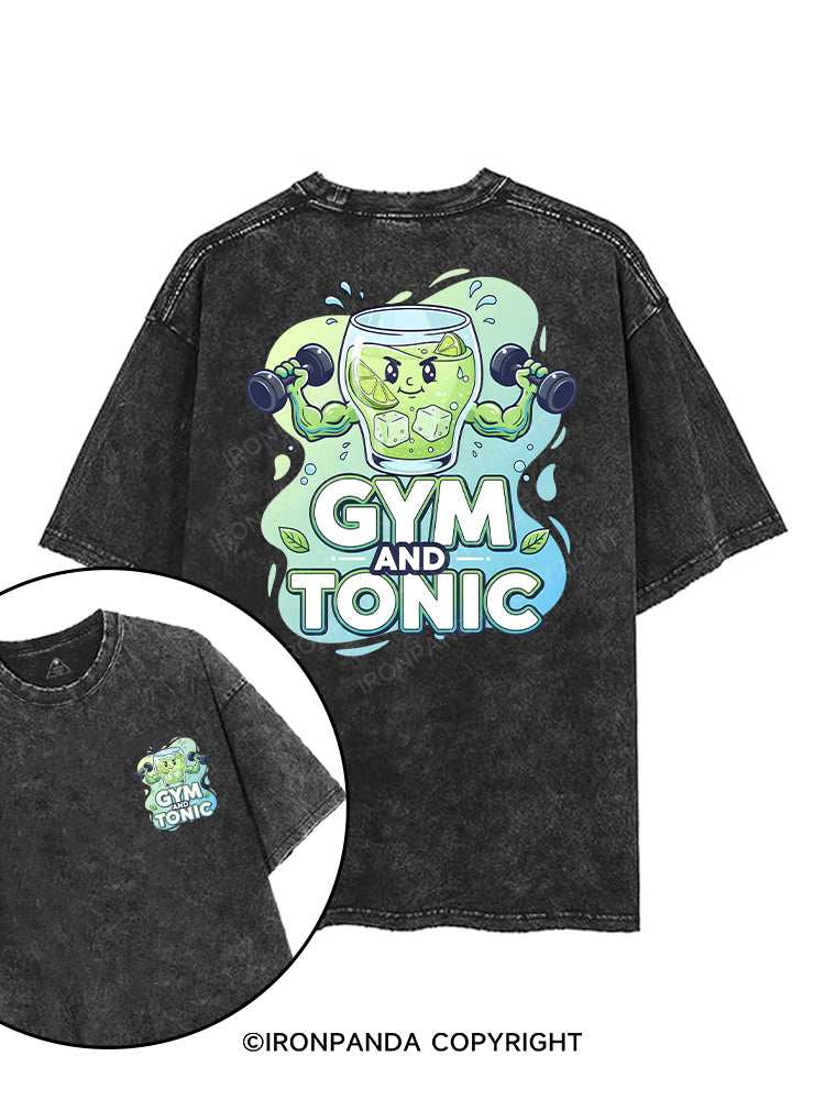 Gym and Tonic printed Gym Shirt
