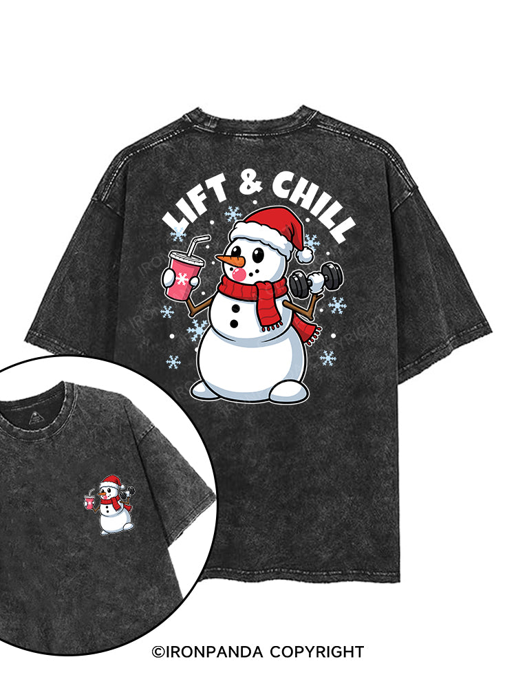 Lift & Chill printed Gym Shirt