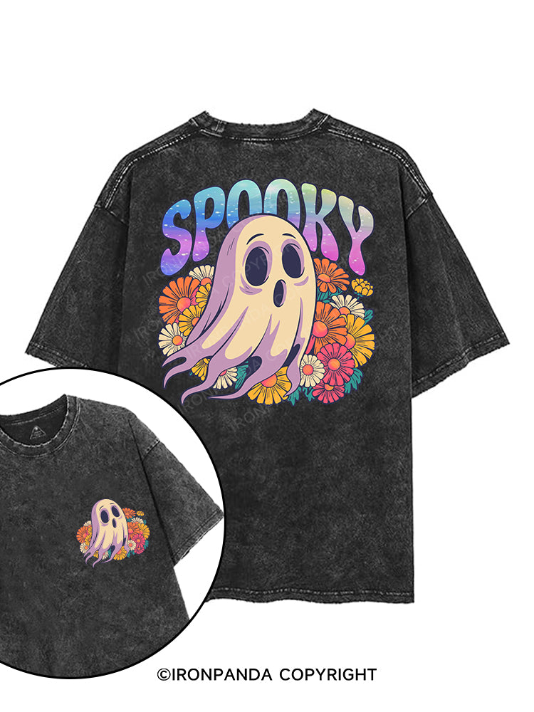 SPOOKY printed Gym Shirt