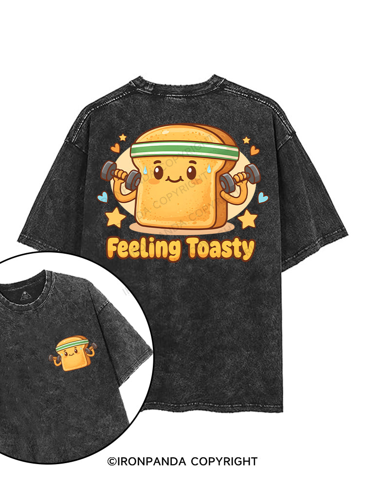 Feeling Toasty printed Gym Shirt