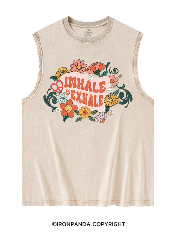 INHALE EXHALE Washed Tank