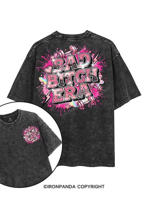 bad bitch printed Gym Shirt