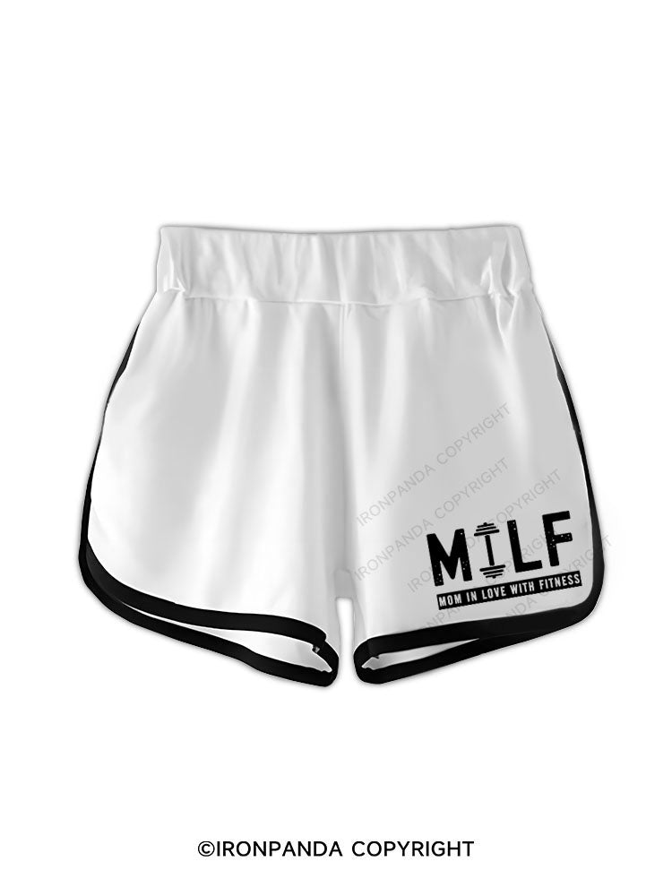 MILF MOM IN LOVE WITH FITNESS Workout Shorts