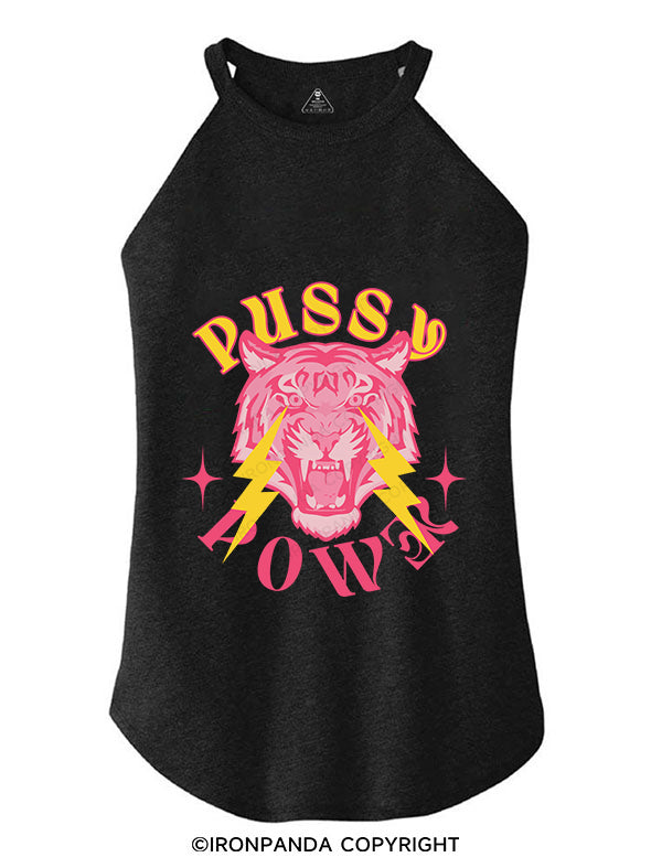 PUSSY POWER TRI ROCKER COTTON TANK