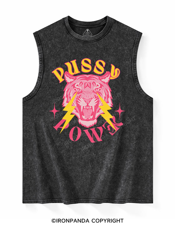 PUSSY POWER Washed Tank