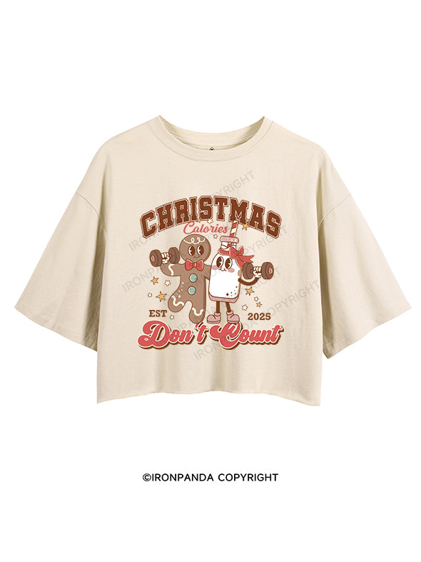 Christmas Calories Don't Count CROP TOPS