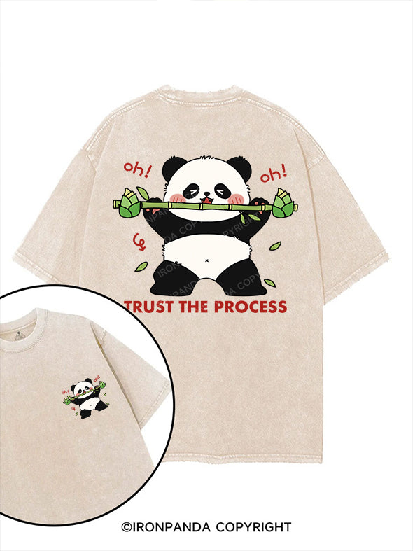 TRUST THE PROCESS printed Gym Shirt