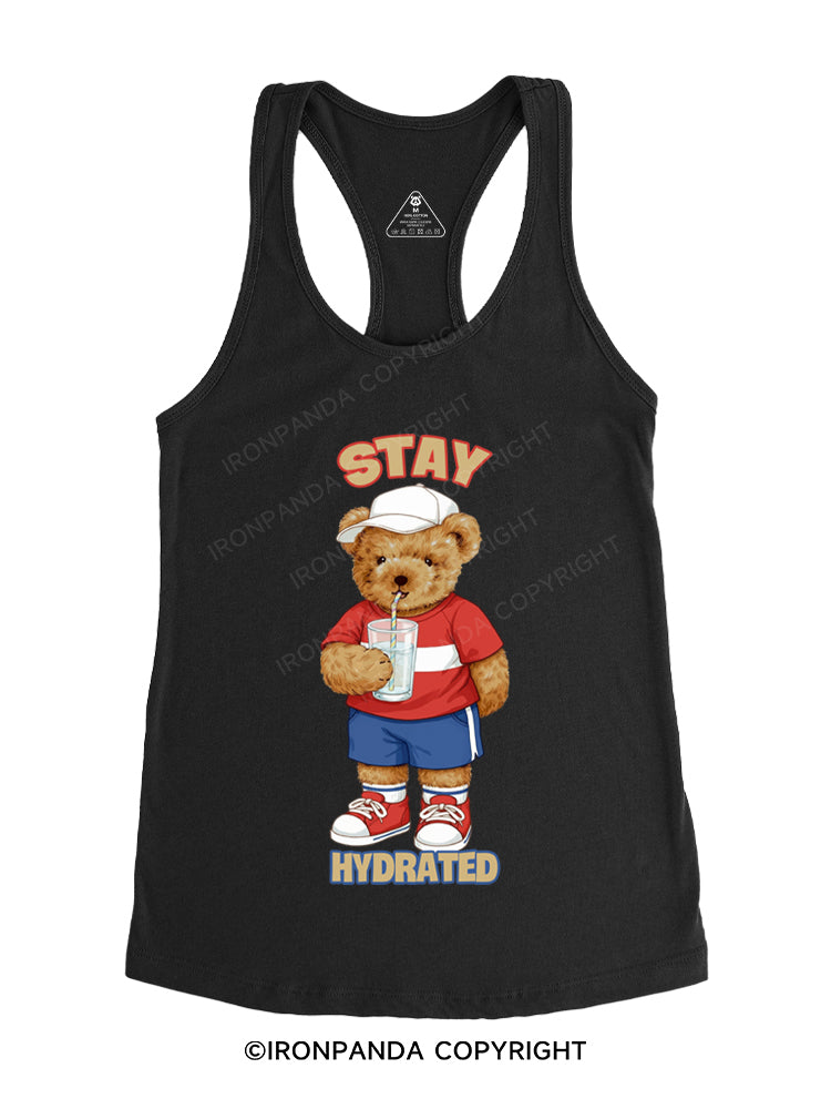 STAY HYDRATED Gym Racerback Tank