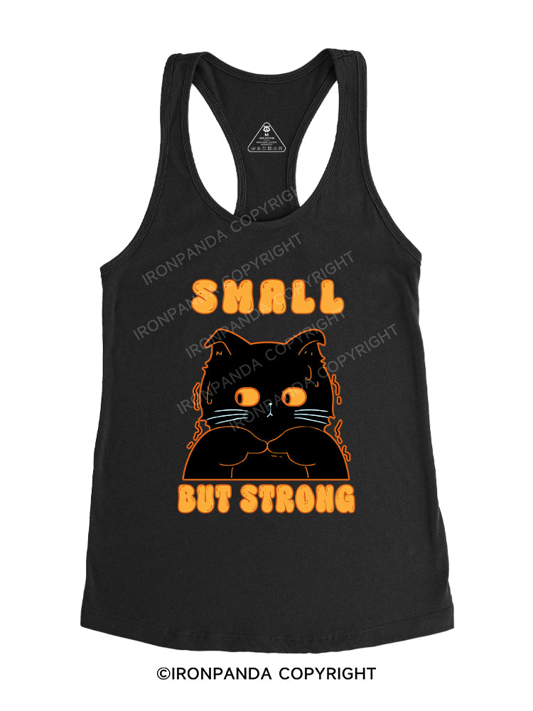 SMALL BUT STRONG Gym Racerback Tank