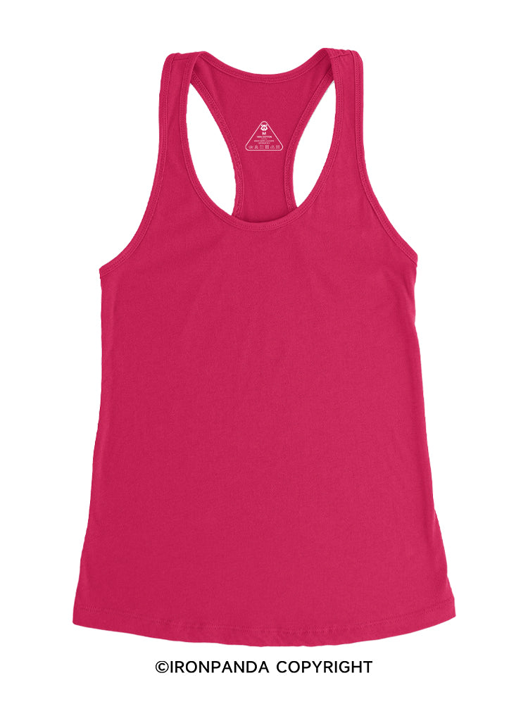 solid Gym Racerback Tank