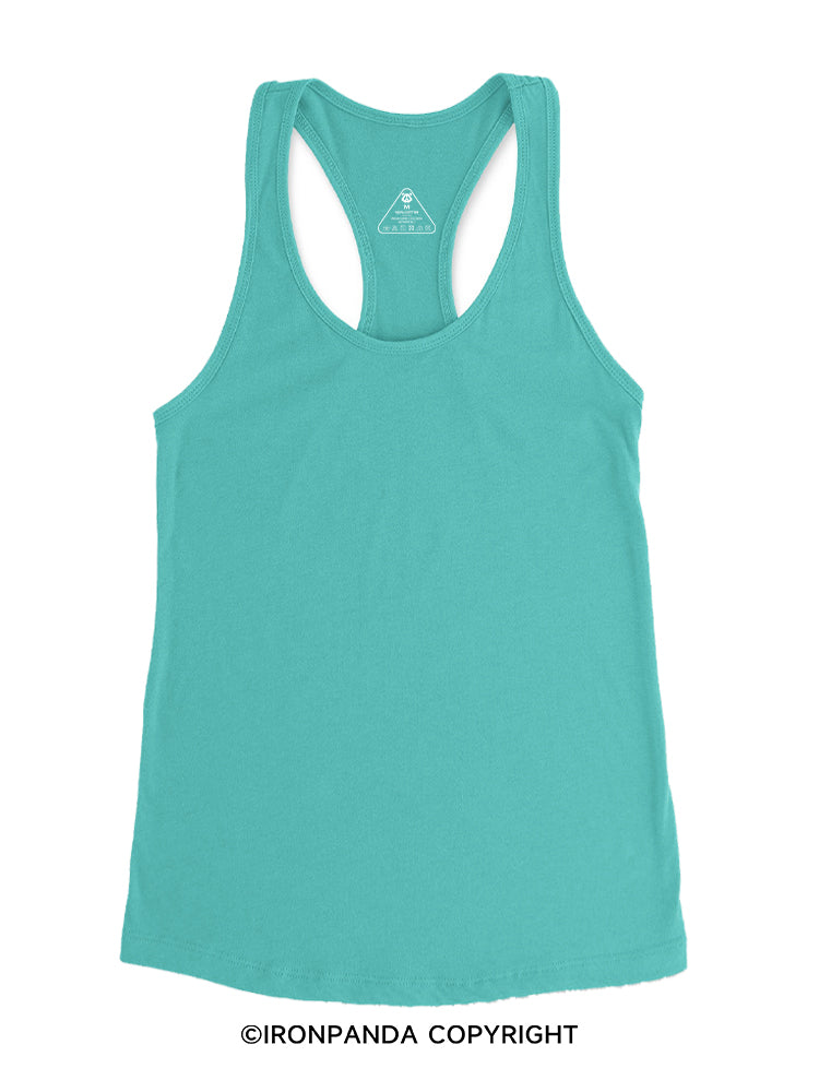 solid Gym Racerback Tank