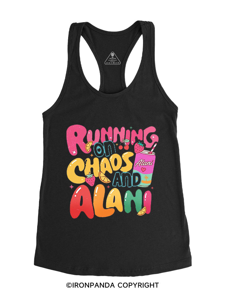 Running on chaos and Alani Gym Racerback Tank