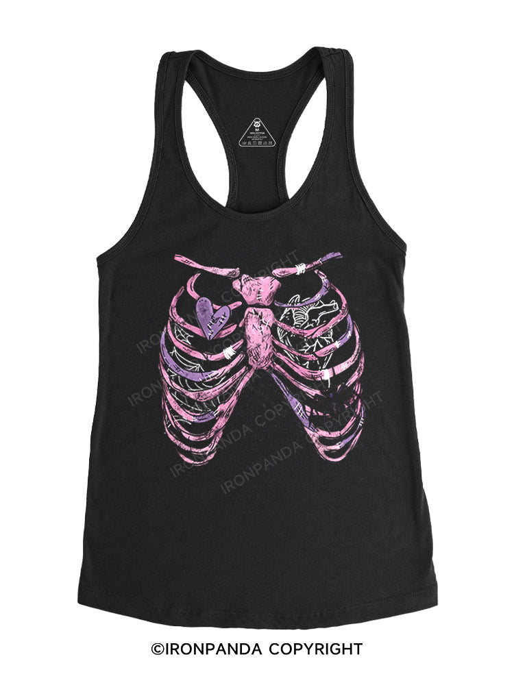 Skeleton Gym Racerback Tank