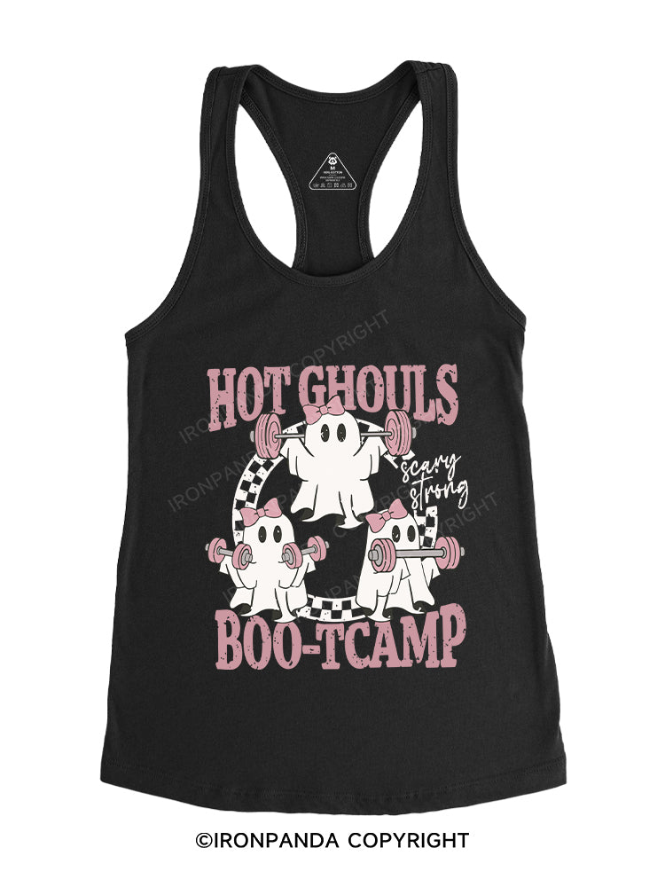 Hot Ghouls Boo-tcamp Gym Racerback Tank