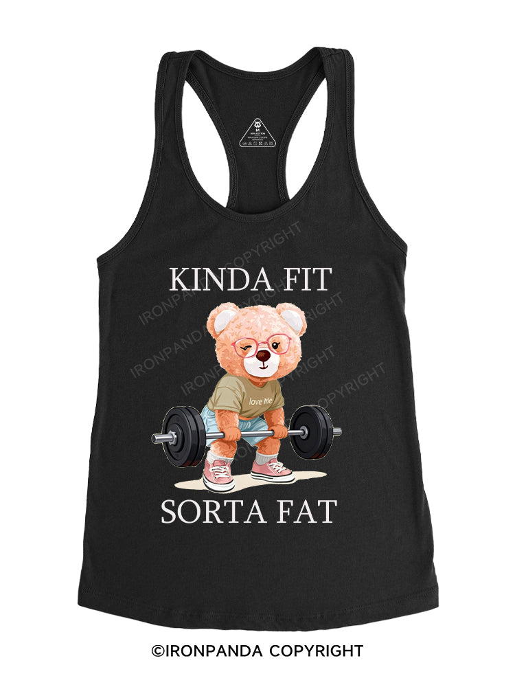 KINDA FIT SORTA FAT Gym Racerback Tank