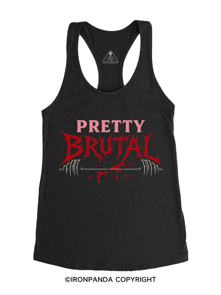 Pretty Brutal Gym Racerback Tank