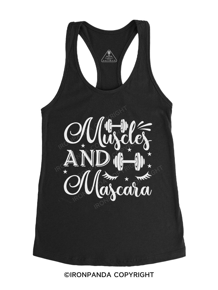 Muscles and Mascara Gym Racerback Tank