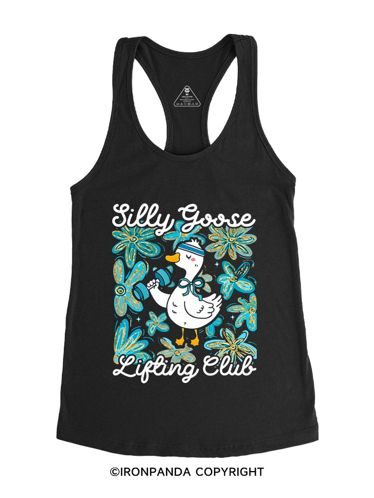 Silly Goose Lifting Gym Racerback Tank