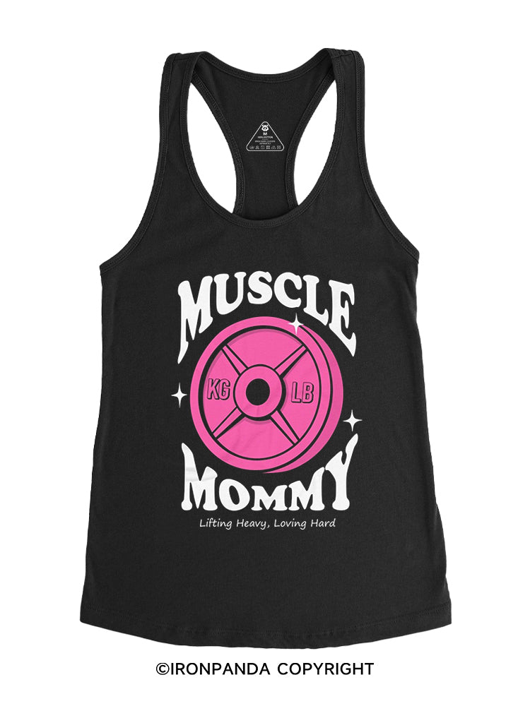 Muscle Mom Gym Racerback Tank