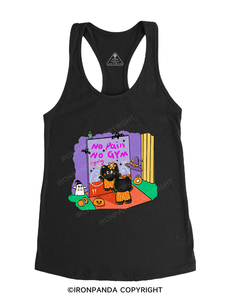 NO PAIN NO GYM Gym Racerback Tank