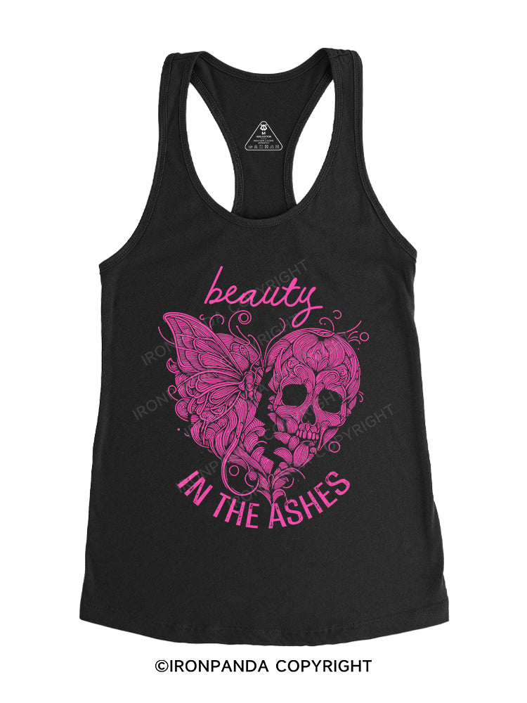 BEAUTY IN THE ASHES Gym Racerback Tank
