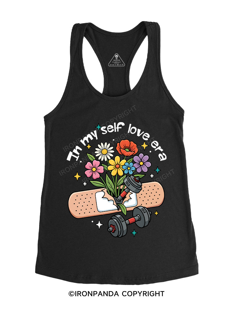 In my self love era Gym Racerback Tank