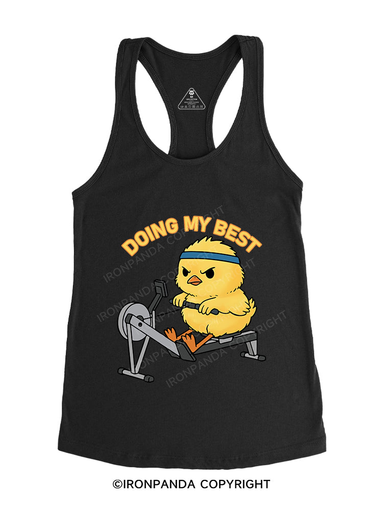 doing my best Gym Racerback Tank