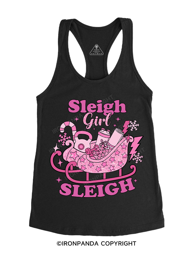 sleigh girl sleigh Gym Racerback Tank