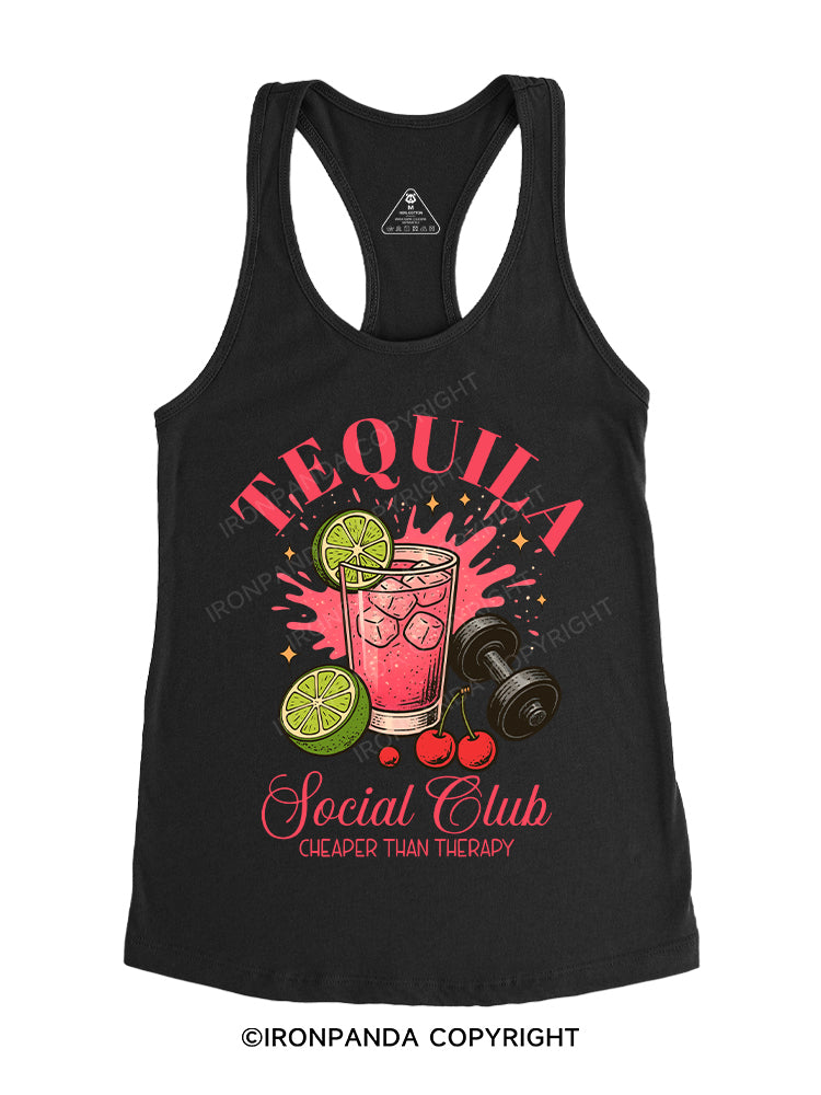 Tequila Social Club Gym Racerback Tank