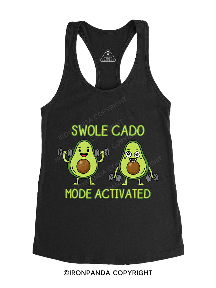 Swole-cado Mode Activated! Gym Racerback Tank