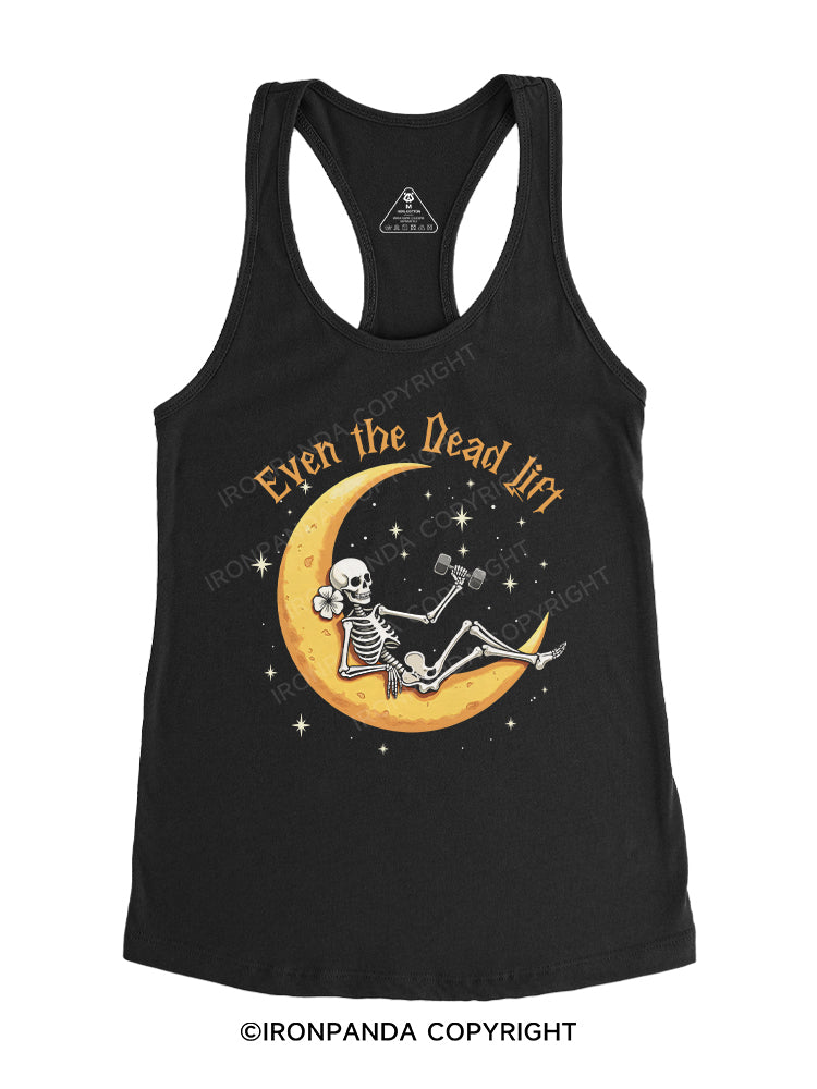 Even the Dead Lift Gym Racerback Tank