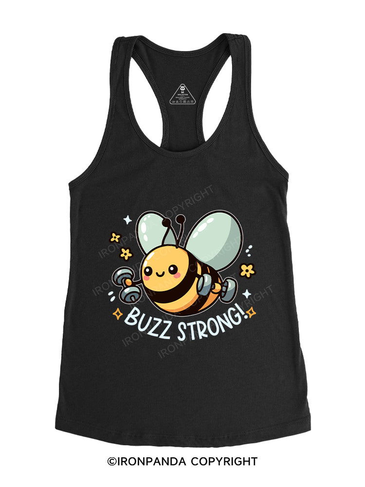 Buzz Strong! Gym Racerback Tank