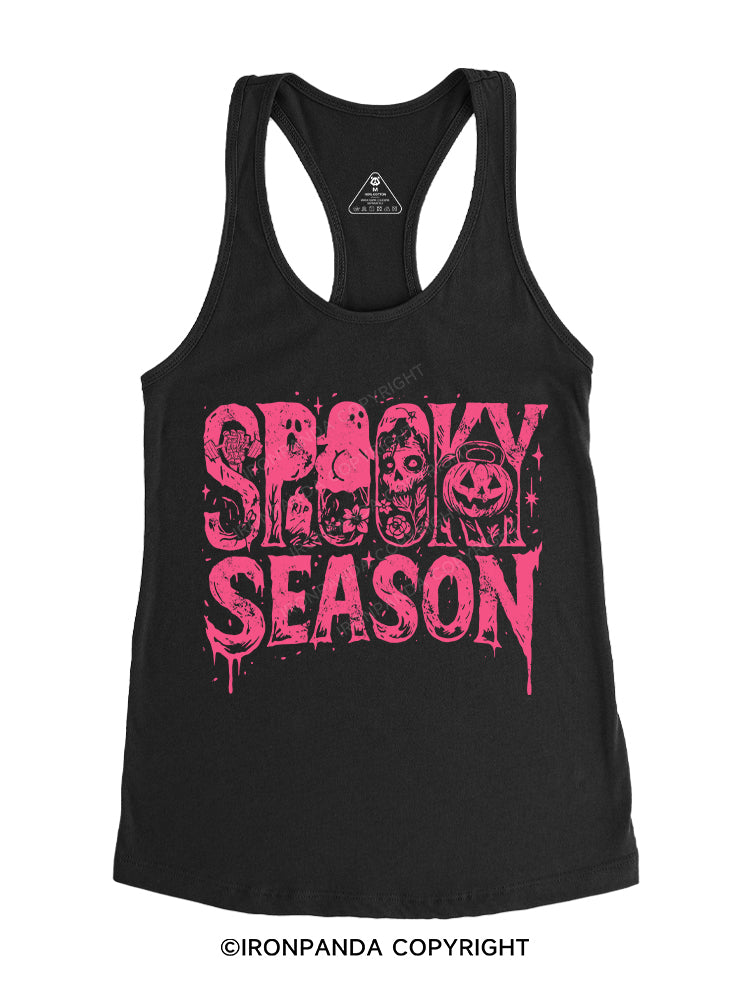 spooky season Gym Racerback Tank