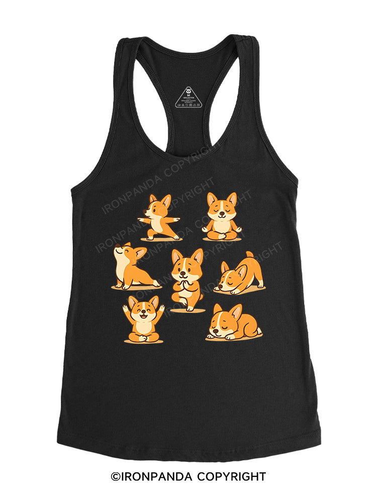Pawsitive Vibes Only Gym Racerback Tank