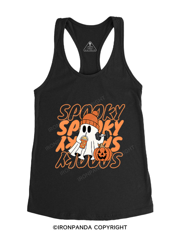 SPOOKY Gym Racerback Tank
