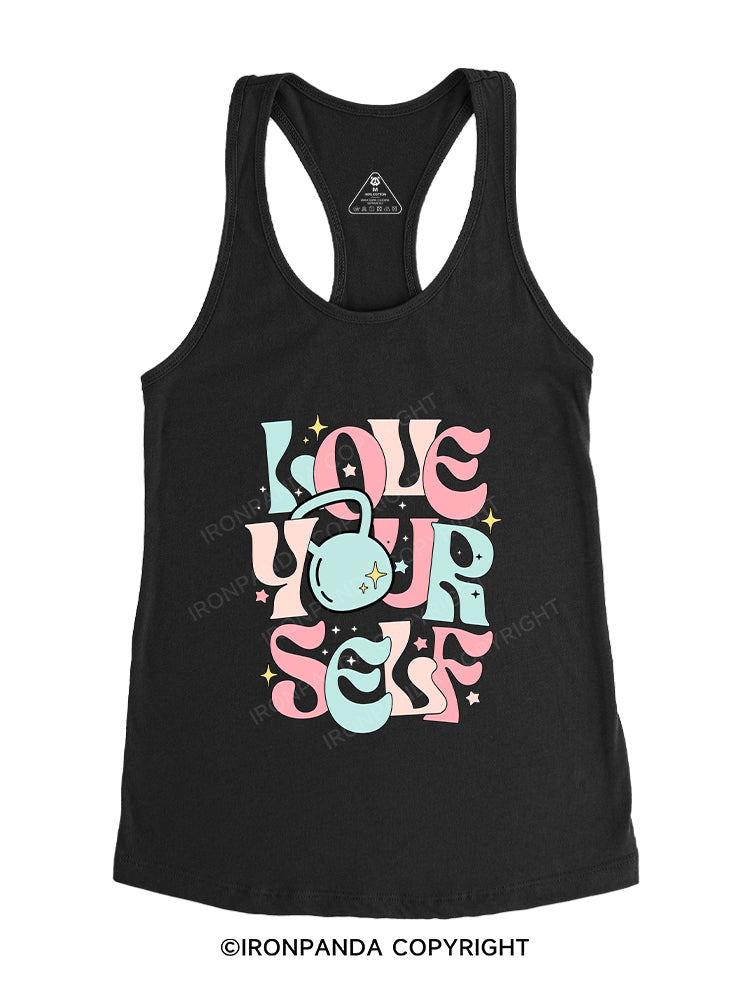 LOVE YOURSELF Gym Racerback Tank